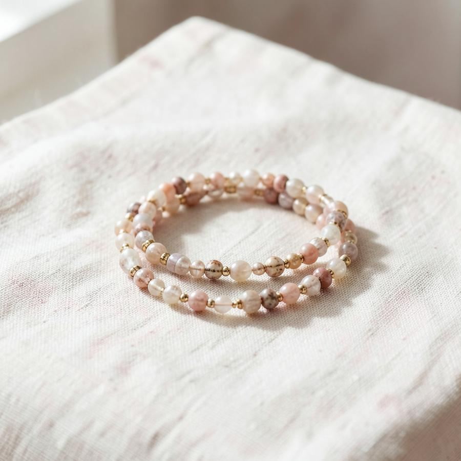 Stone Charm Bracelet