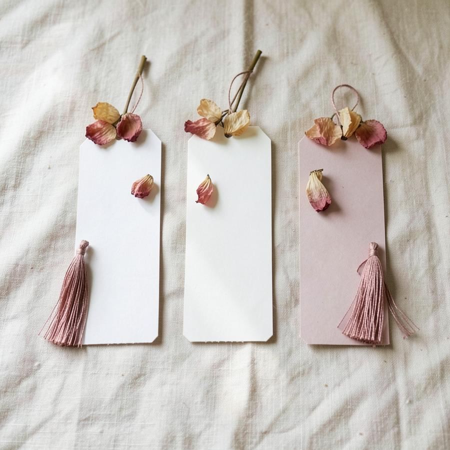 Pressed Flower Bookmark Set